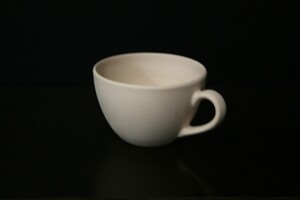 Cappuccino kopje met oor 7 cm hoog