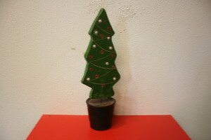 Kerstboom in pot