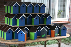 Vogelhuisjes in Uw eigen stijl