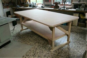 Werkbank / Inpaktafel 244cm x 122 cm x 87 cm