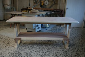 Werkbank / inpaktafel 200cm x 80 cm x 87 cm