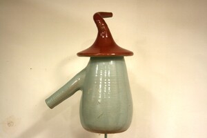 Hommelpot Rood op pin