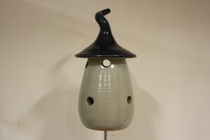 Lieveheersbeestjeshuisje Blauw op pin