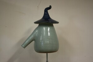 Hommelpot Blauw op pin