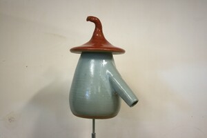 Hommelpot Rood op pin