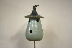 Lieveheersbeestjeshuisje Blauw op pin