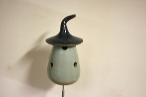 Lieveheersbeestjeshuisje Blauw op pin