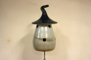 Lieveheersbeestjeshuisje Blauw op pin