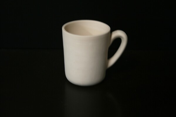 Beker met oor 9,5 cm hoog Ø 8 cm