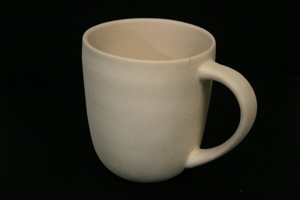 Beker met oor 9,5 cm hoog Ø 8,5 cm