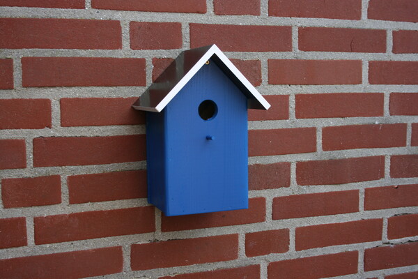 Vogelhuisjes van hout